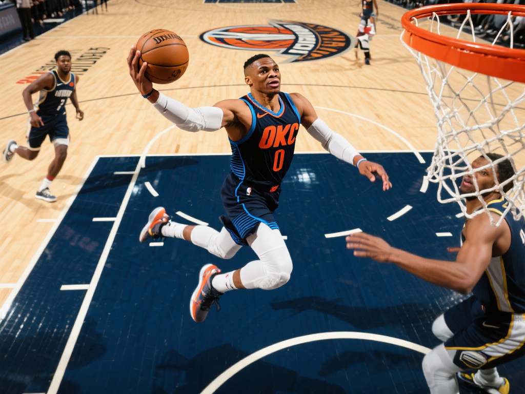 威少强势反弹 三节爆砍30+10+6统治比赛 威斯布鲁克一直以来都以快节奏和不屈精神著